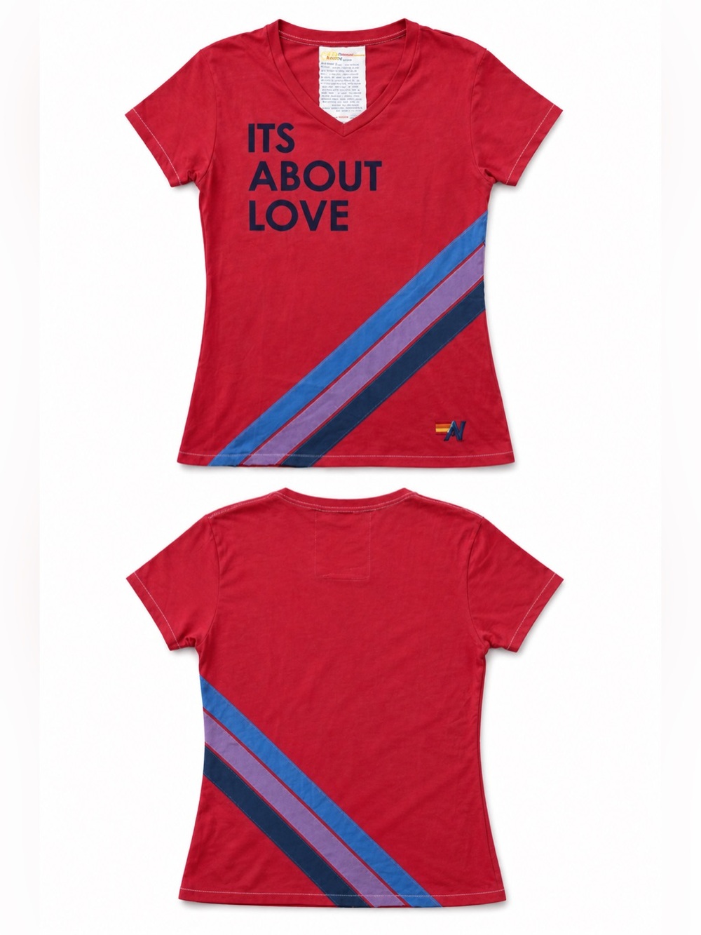 🦄 Rare Aviator Nation Its About Love Vintage Tee